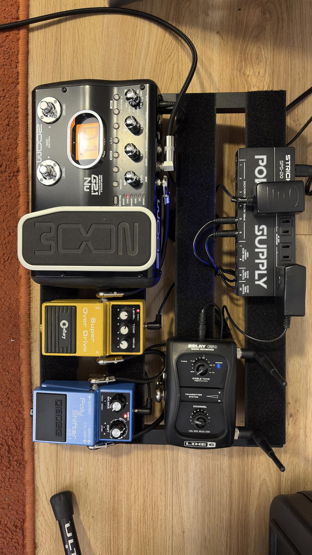 SPS-20 10-Output Pedal Power Supply for 9V/12V/18V Guitar Pedal | 10 Independent DC Outputs, 100mA/500mA customer photo 2