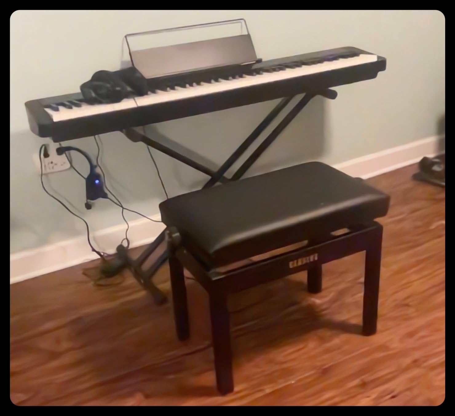 Casio Privia PX-S1100 Digital Piano - Red Bundle with Adjustable Stand, Bench, Sustain Pedal, Instructional Book, Online Lessons customer photo 1