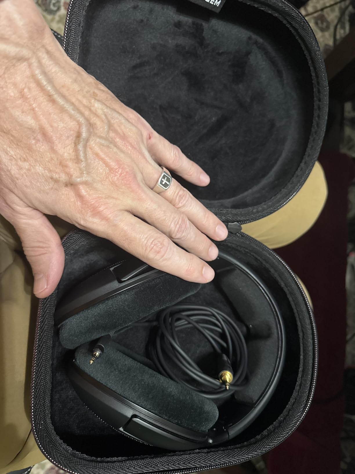 Case for Sennheiser HD 599 SE/600/280 Pro/599/490 PRO/620S Headphone | Hard Carrying Travel Case customer photo 1