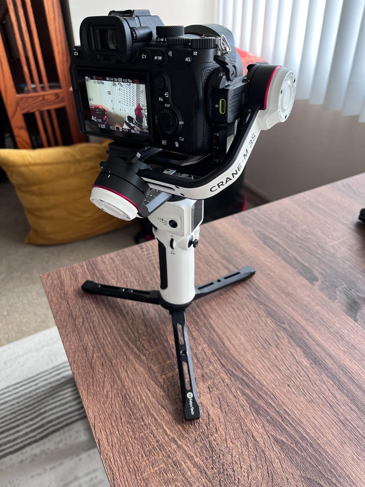 Zhiyun Crane-M3S Combo 3-Axis Handheld Gimbal Stabilizer for Mirrorless Camera Smartphone Action Cams, Phone Clip Tripod Backpack Included, All in One Design customer photo 2