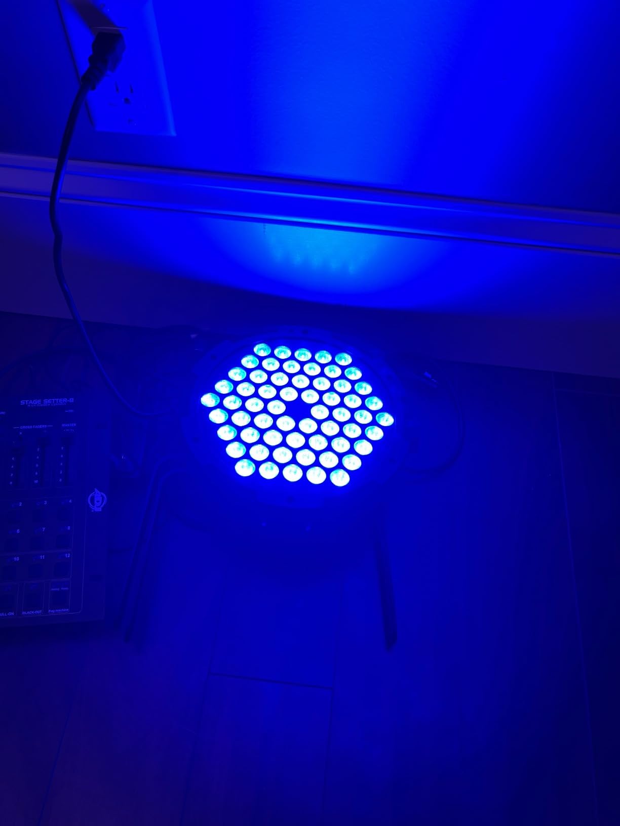 90W 60LED Dimmable Stage Par Light by Remote & DMX Control - 2Pack | RGB, Sound Activated Multi Modes Uplights for Events Wedding Church Dance Club Home Party Stage Lighting customer photo 2