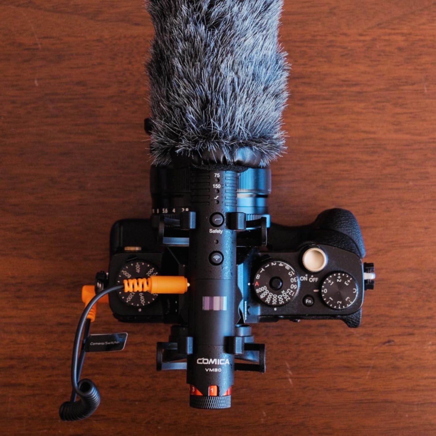 COMICA VM30 Wireless Shotgun Microphone for iPhone Canon Nikon Sony Camera | Wired & Wireless Modes, Noise Cancellation, Safety Mode, 48H Working, 328ft Range, Video Mic for Film Podcasting Live Streaming customer photo 1