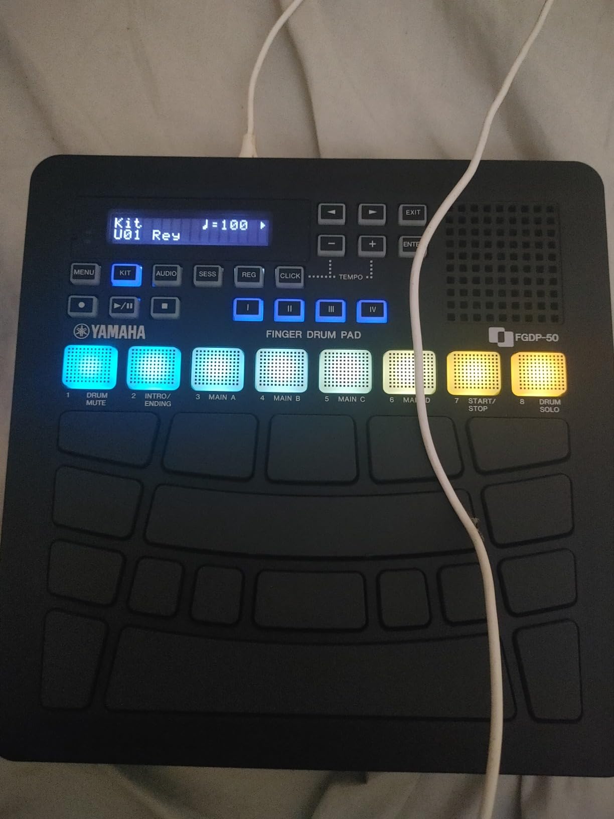Yamaha Finger Drum Pad FGDP-30 | Compact Electronic Drum Pad with Built-In Sounds, USB MIDI Controller customer photo 2