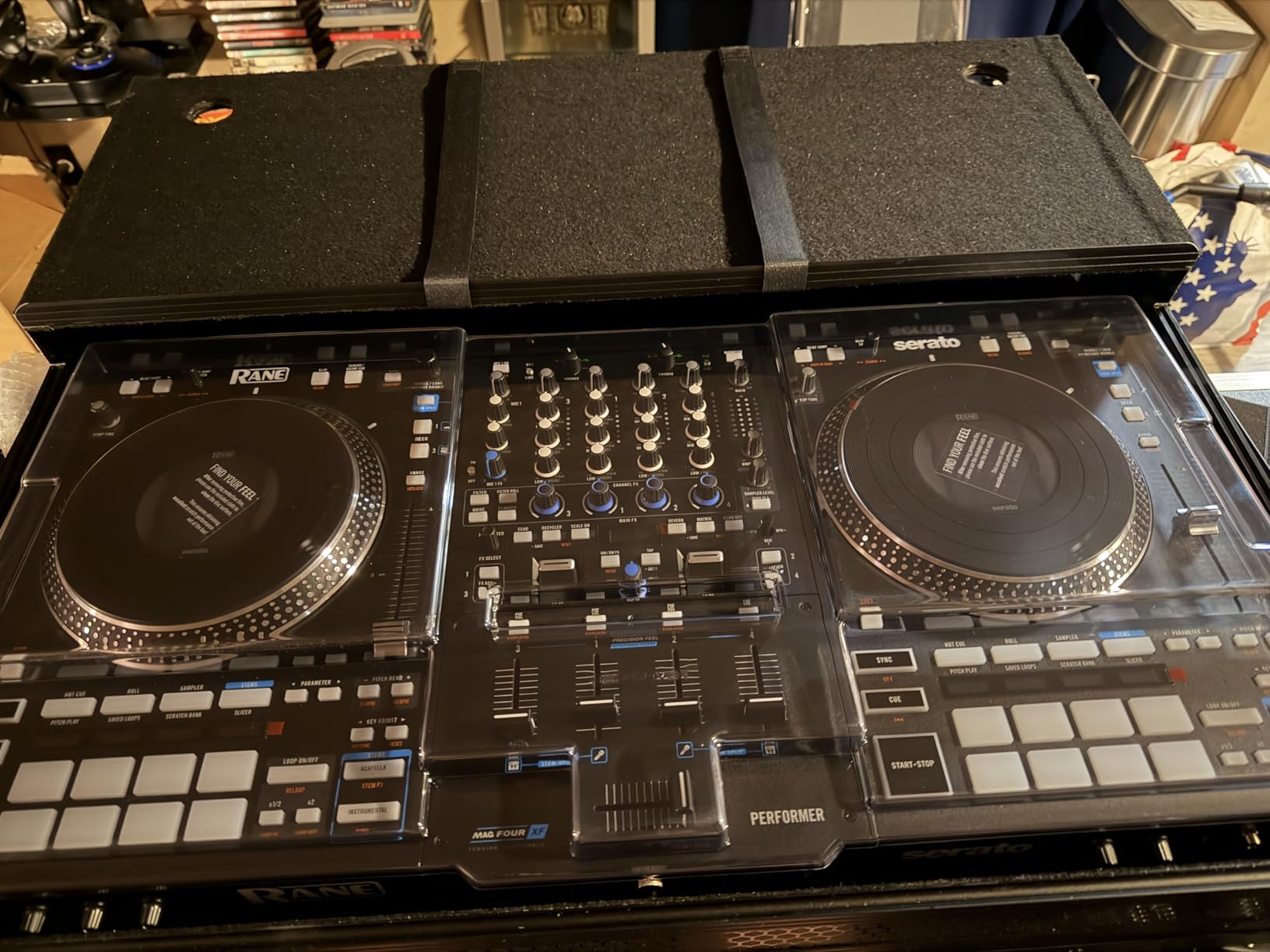 Headliner Flight Case Compatible with Rane Four & Rane Performer with Laptop Platform & Wheels customer photo 1