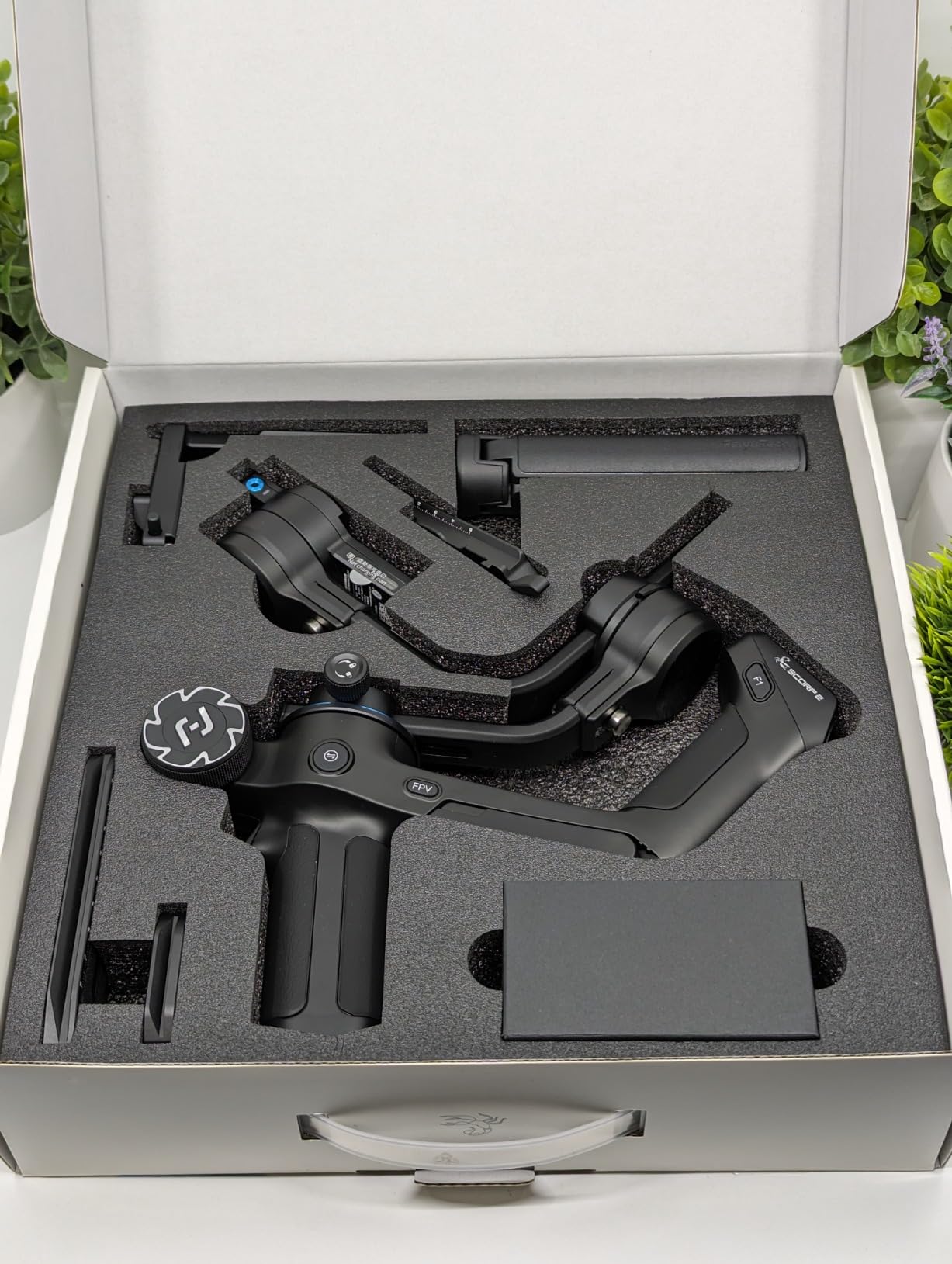 FeiyuTech SCORP 2 Camera Gimbal Stabilizer with Built-in AI Tracking | for DSLR & Mirrorless Cameras,1.3'' Touch Screen, 5.5lbs Paylaod,Quick USB-C Charge,for Sony/Canon/Nikon/Fujifilm customer photo 1