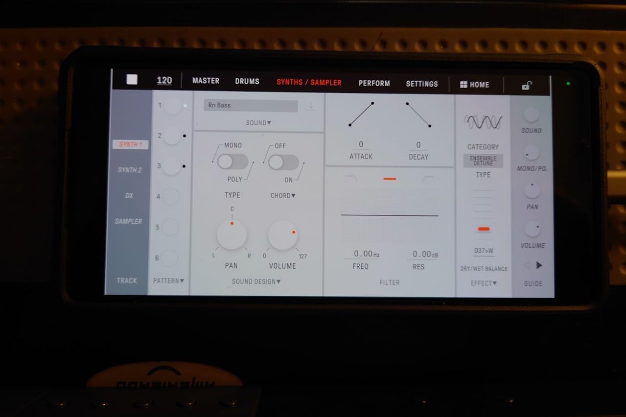 Yamaha SEQTRAK Mobile Music Ideastation, Advanced Sequencer, Onboard Sampling, Built-In Speakers and Microphone, Orange customer photo 3
