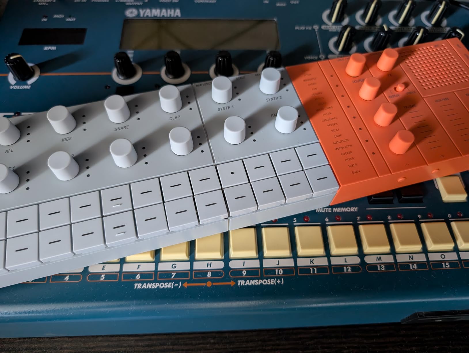 Yamaha SEQTRAK Mobile Music Ideastation, Advanced Sequencer, Onboard Sampling, Built-In Speakers and Microphone, Orange customer photo 4