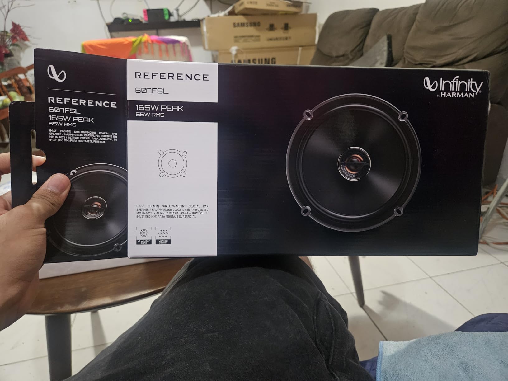 Infinity REF607FSL Shallow Mount 6.5 Inch 2 Way Coaxial Car Speakers - Pair customer photo 1