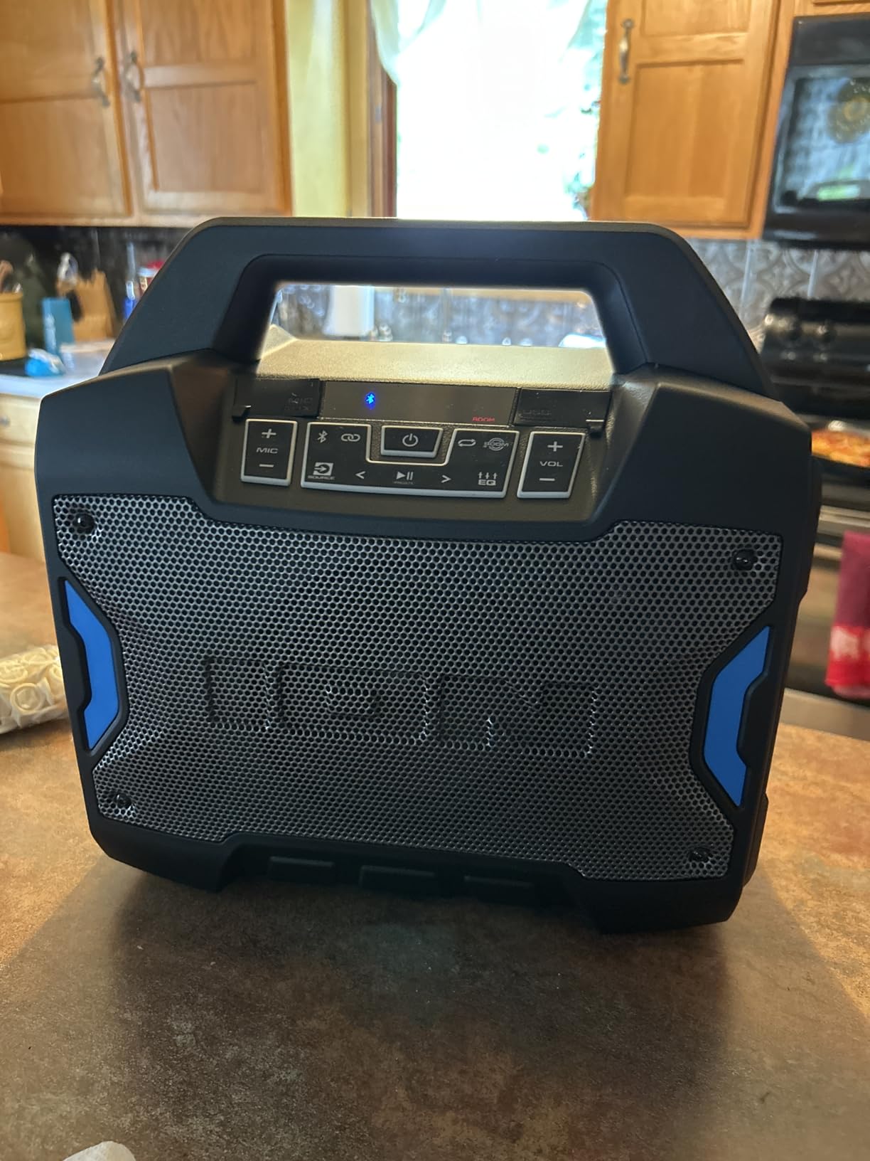ION Tailgater Boom 60W Portable Bluetooth Outdoor Speaker | Water Resistant, Radio, Mic Input, USB Charging, Stereo Linking, Bass Boost and App Control, for Parties and Outdoor Events customer photo 2
