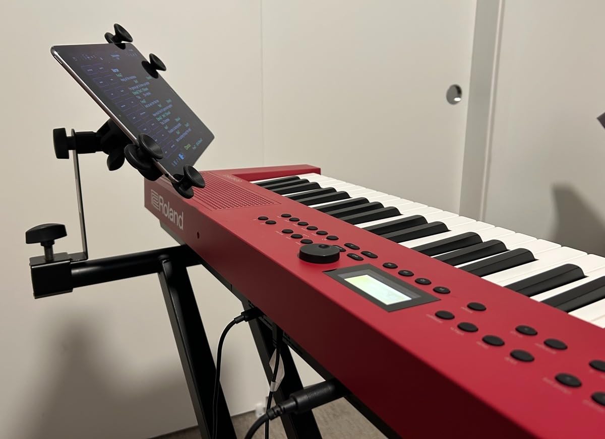 Roland GO:KEYS 3 Music Creation Keyboard | 61-Note Keyboard | Built-In Stereo Speakers | Bluetooth Audio/MIDI Support for Music Streaming - Dark Red customer photo 4