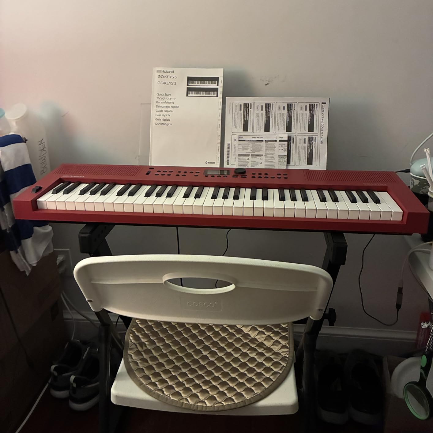 Roland GO:KEYS 3 Music Creation Keyboard | 61-Note Keyboard | Built-In Stereo Speakers | Bluetooth Audio/MIDI Support for Music Streaming - Turquoise customer photo 1