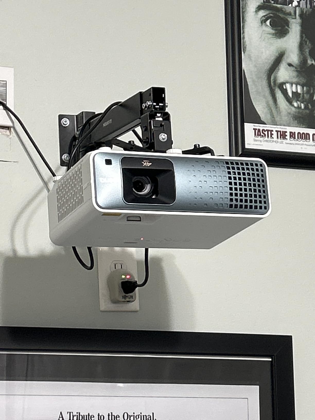 BenQ TK710 4K HDR Laser 3200 Lms Home Entertainment Movie & Gaming Projector | 3200 Lms, 4ms Input Lag, 240Hz Refresh Rate, HDR10, eARC Support, Lens Shift, 1.3x Zoom, 240HZ Refresh Rate, 3 year warranty customer photo 2