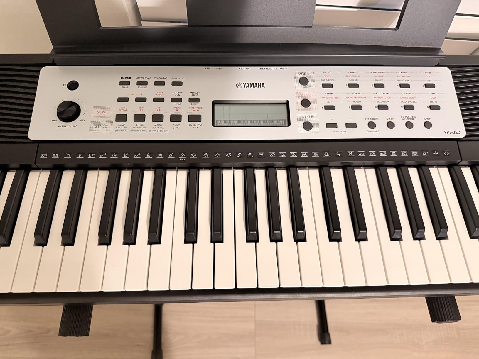 Yamaha 61-Key Portable Keyboard for Beginners with Built-In Songs, Quiz Mode customer photo 2