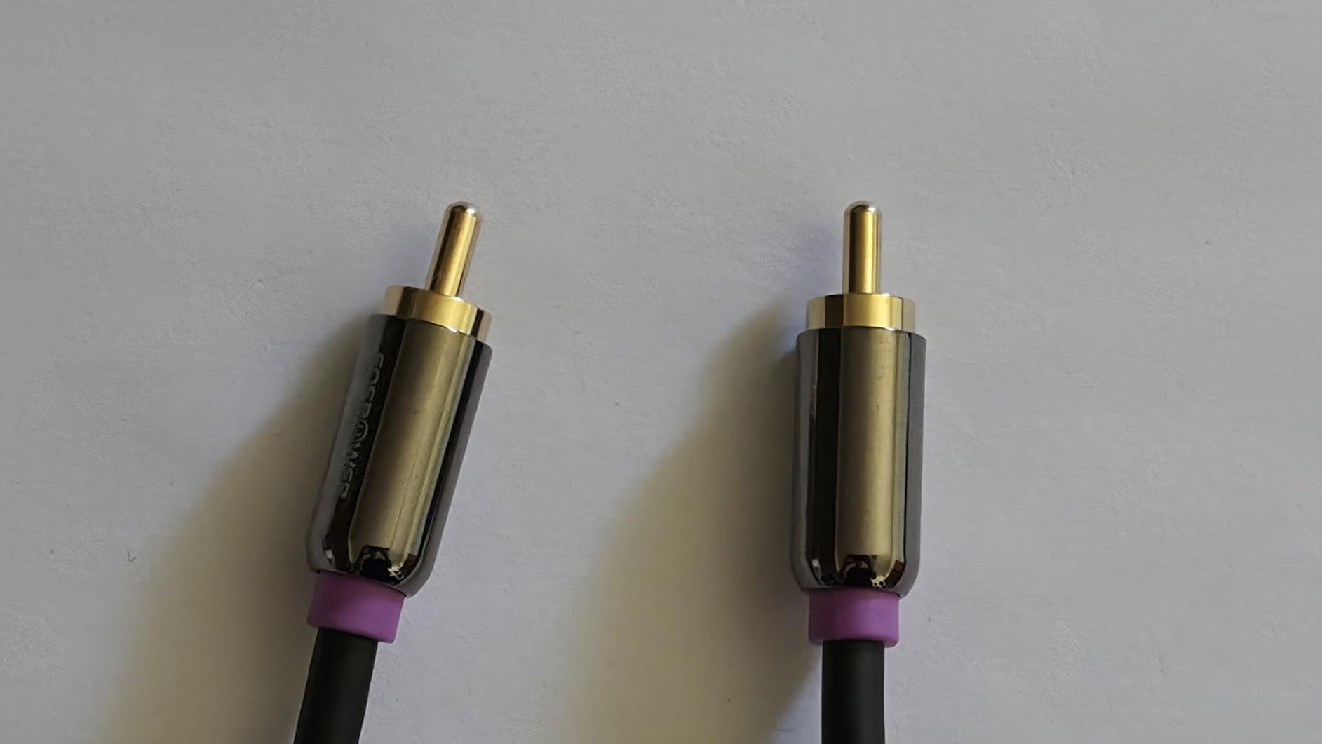 FosPower Subwoofer Cable (6 FT) RCA to RCA Audio Stereo Cable, Male to Male - Dual Shielded Cord | 24K Gold Plated Connector | Corrosion Resistant | Clean Sounding Signal customer photo 1