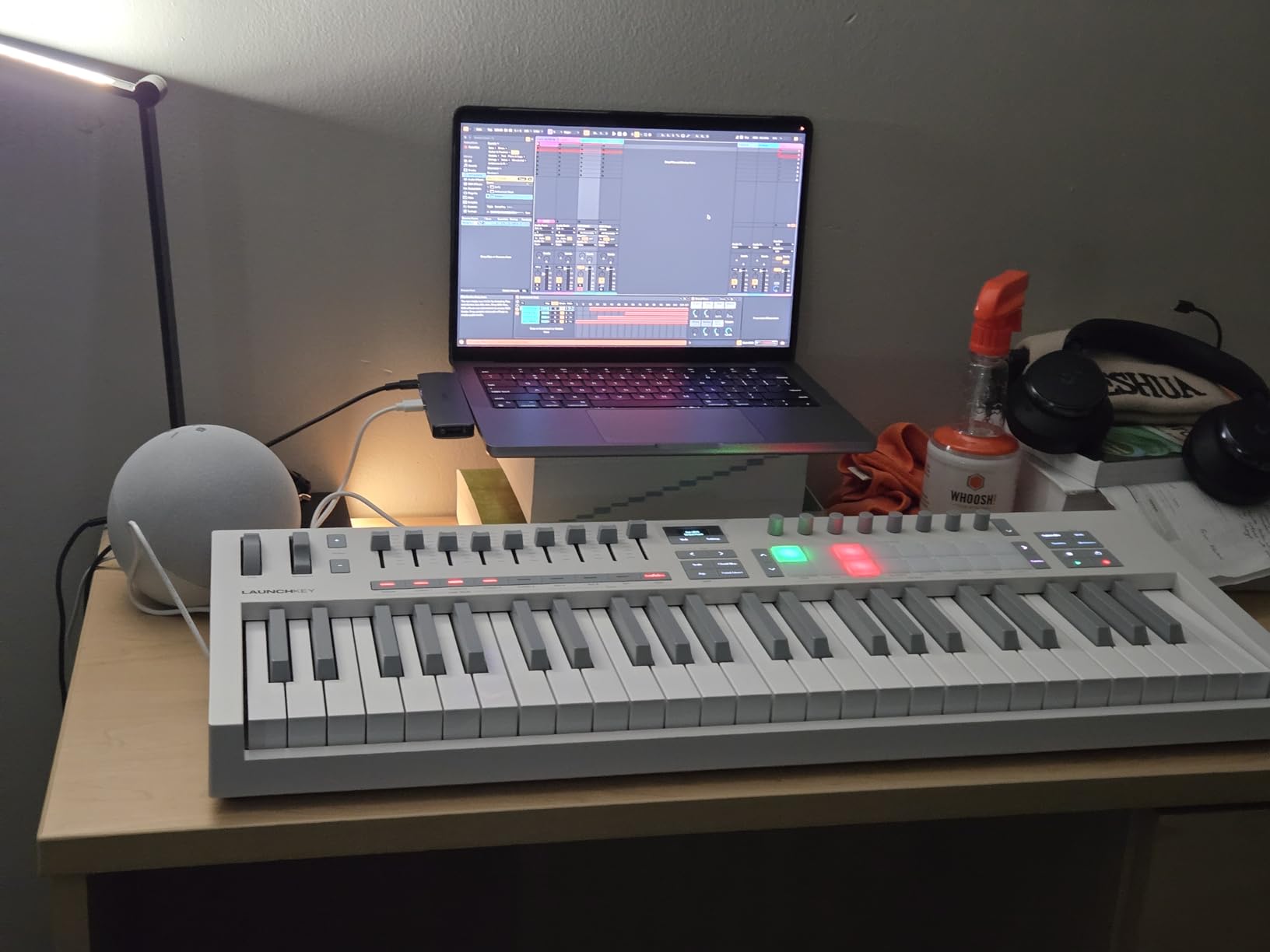 Novation Launchkey 49 MK4 - 49 key Semi-Weighted, USB, MIDI Keyboard Controller with DAW Integration | 16 Pads with Polyphonic Aftertouch, 9 Faders, Pitch/Mod Wheels, OLED Display, Scale & Chord Modes customer photo 1