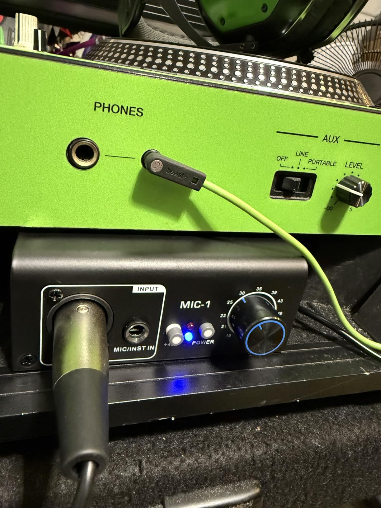 MIC-1 Microphone Preamp with 2 Inputs, Max 75dB Gain, 48V Phantom Power, Ultra-Clean Gain for Dynamic and Condenser Mics customer photo 2