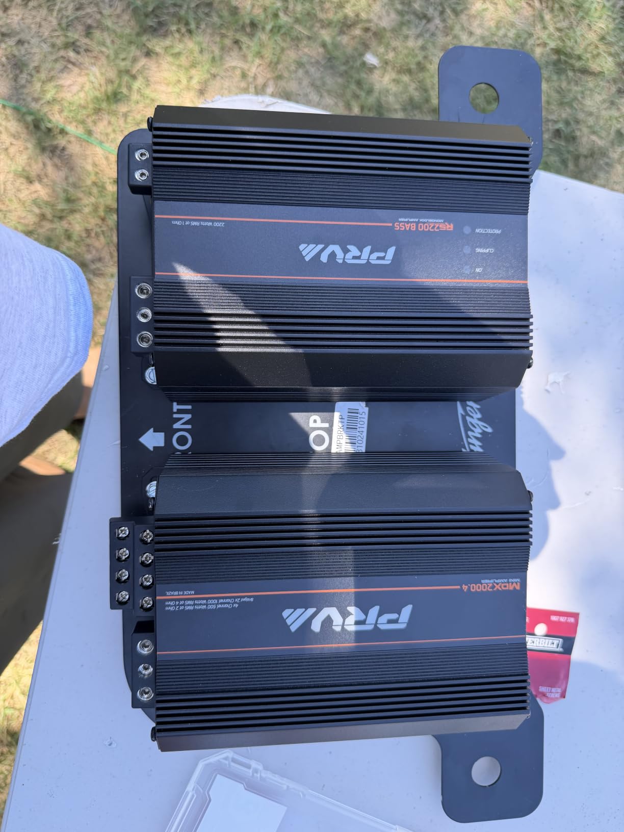 PRV Audio MDX2000.4 2 Ohm Mini 4 Channel Car Audio Amplifier 4 x 500 Watts RMS at 2 Ohm - 2000 Watt 12 Volts Bridgeable Amp for Powersports, Motorcycles, ATV, for High Power Stereo Speaker Systems customer photo 1