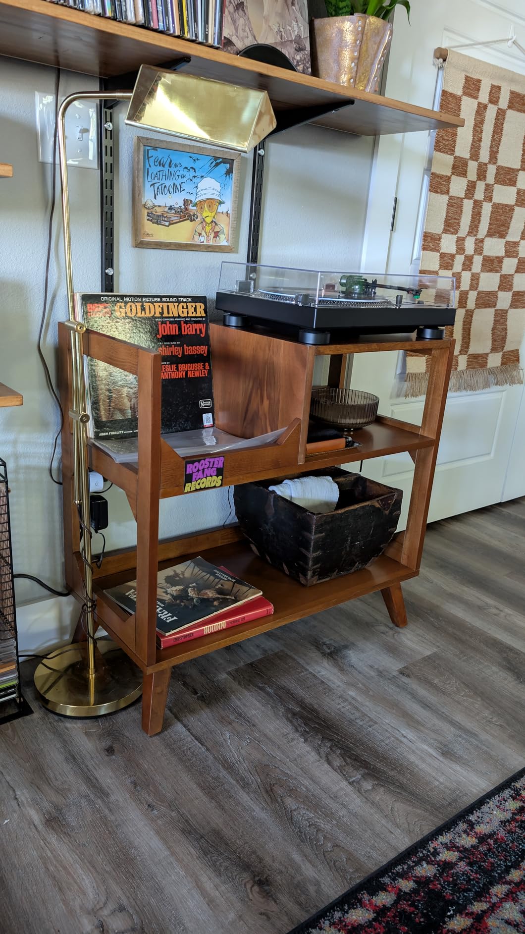 Crosley Furniture Asheville Mid-Century Modern Media Console Record Player Stand customer photo 1
