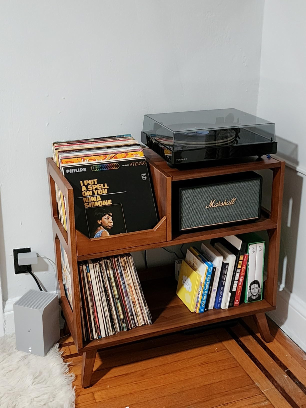 Crosley Furniture Asheville Mid-Century Modern Media Console Record Player Stand customer photo 2