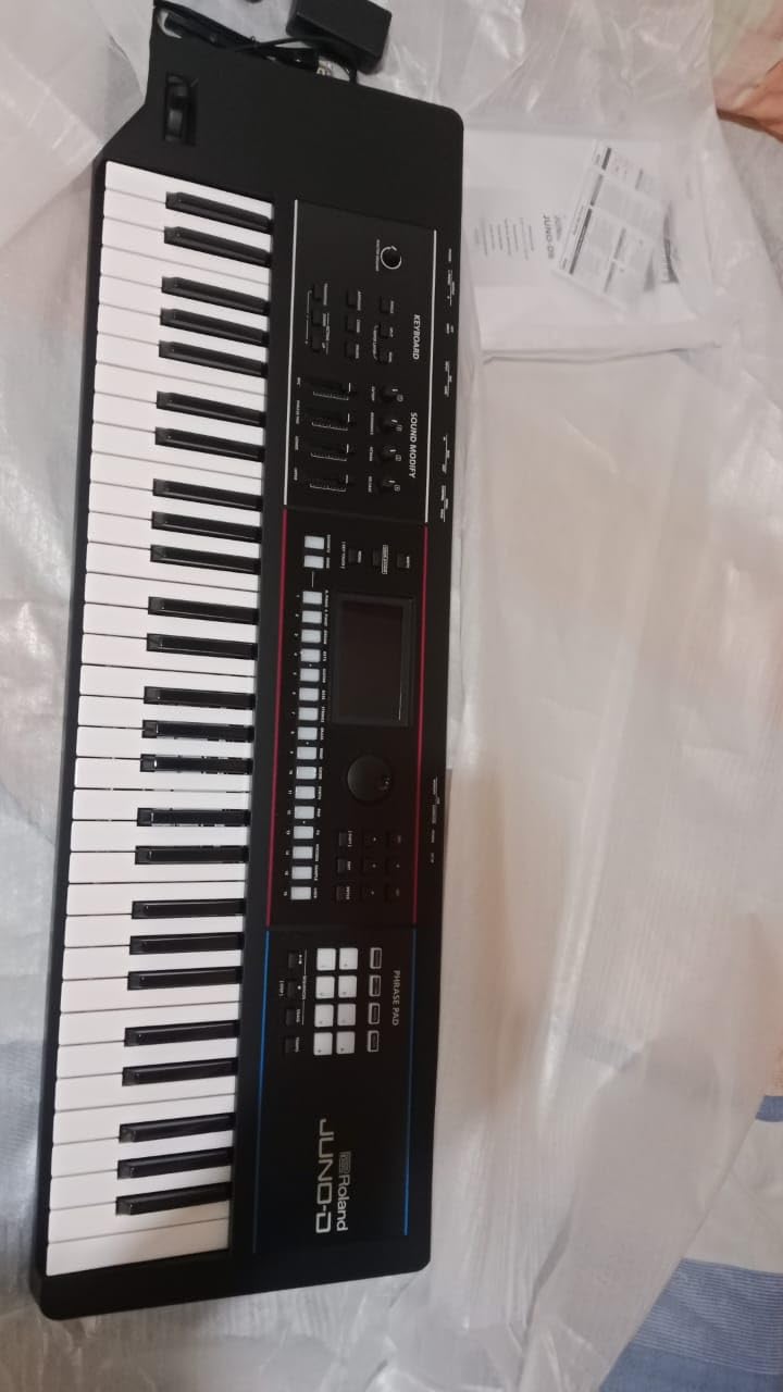 Roland JUNO-D6 Synthesizer | 61-Note Keyboard with Synth Action | ZEN-Core Engine with Over 3800 Onboard Sounds | Intuitive Creative Tools | USB-C Audio/MIDI Interface for Mobile & Computers | ZEN-Core Engine with Over 3800 Onboard Sounds, Intuitive Creative Tools, USB-C Audio/MIDI Interface for Mobile and Computers customer photo 2