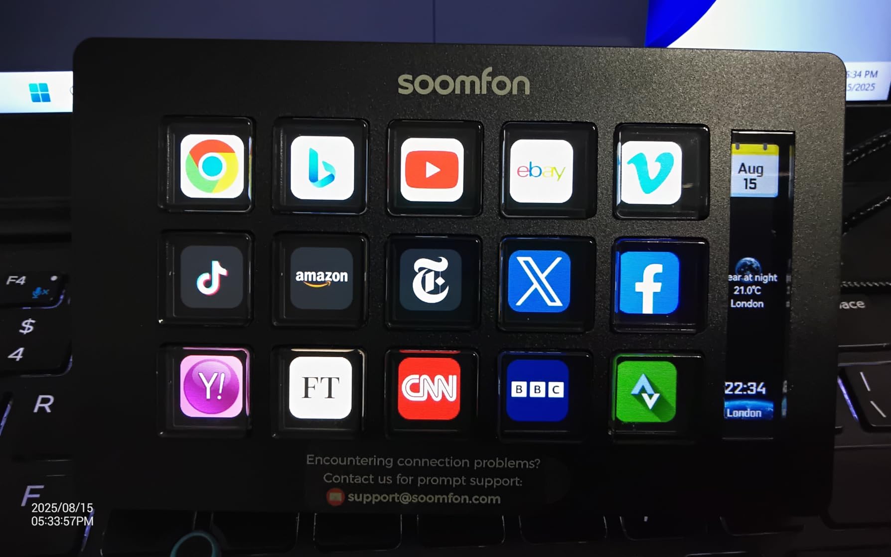 SOOMFON Stream Controller Studio Control Deck 15 Macro Keys customer photo 1