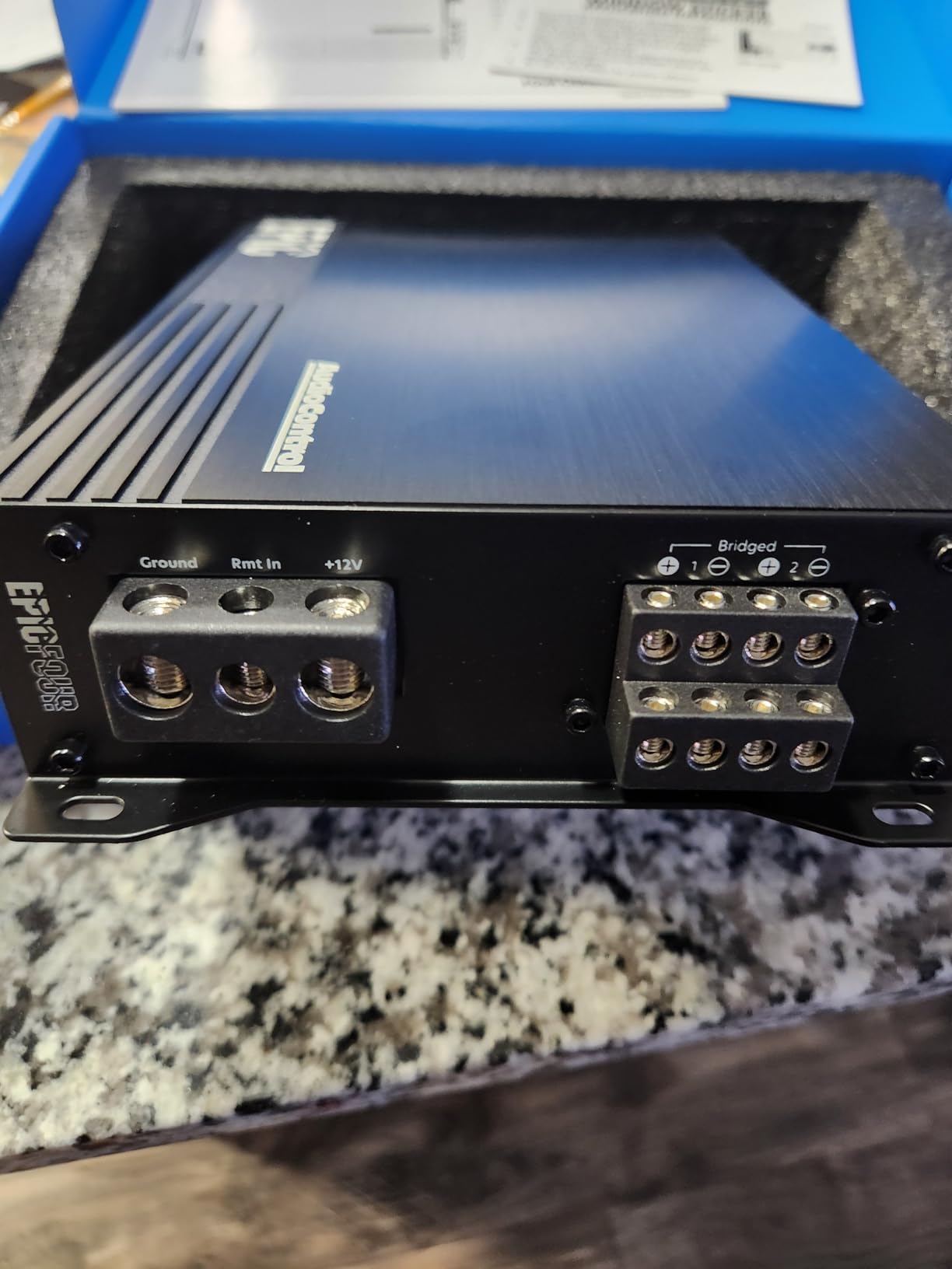 AudioControl EPICFOUR 4-Channel Amplifier Car Audio 800W RMS, Compact Digital Class D, High/Low Pass Crossover, RCA Line Level Inputs for Aftermarket Radios, Epicenter Link, Smart Auto Protection customer photo 1