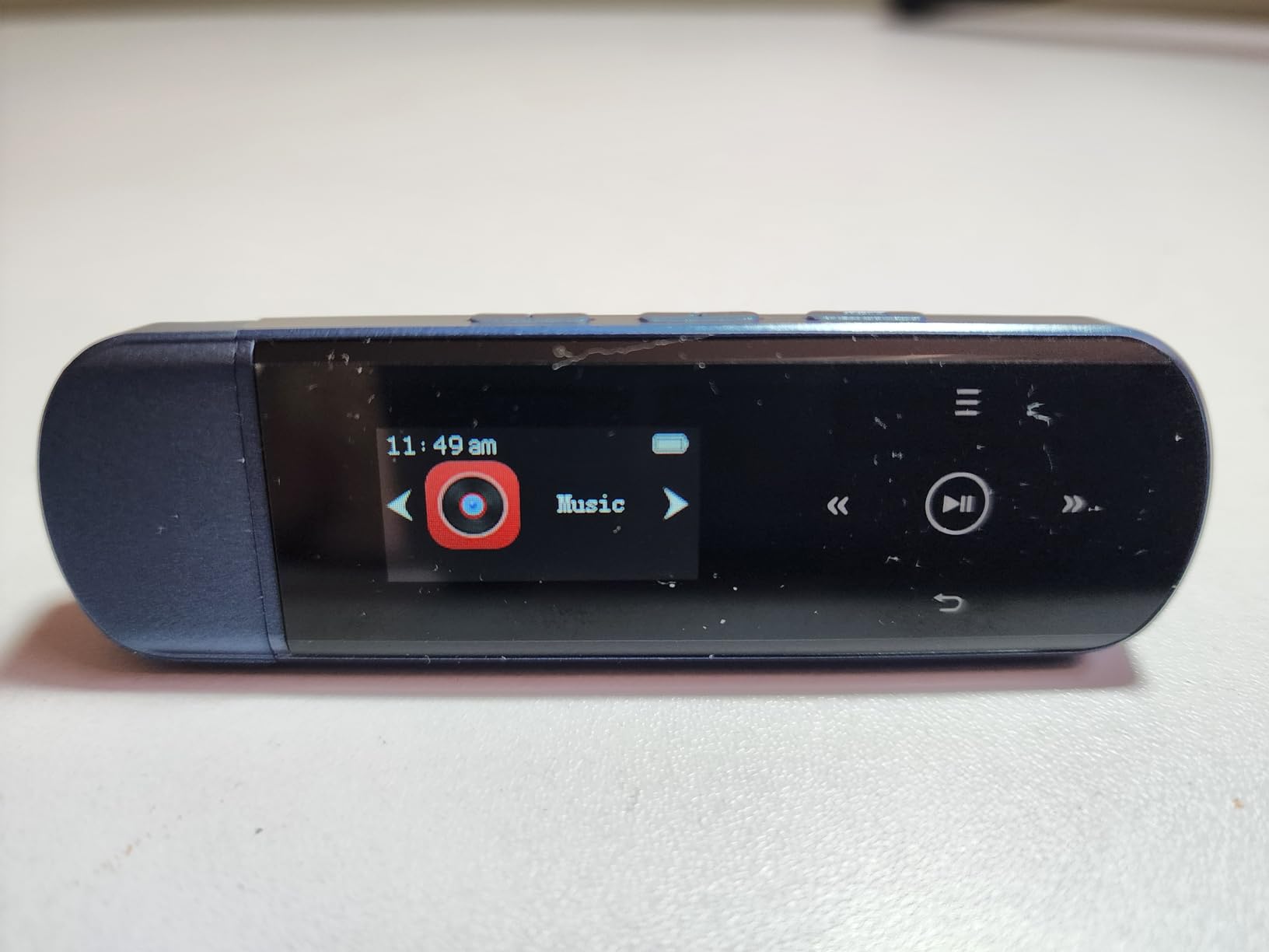 RUIZU 64GB USB MP3 Player with Bluetooth 5.3 & Clip for Sports Running | Portable Music Player, USB MP3 Player Stick with FM Radio, Voice Recorder, Digital Audio Shuffle Repeat, Phone File Transfer customer photo 2