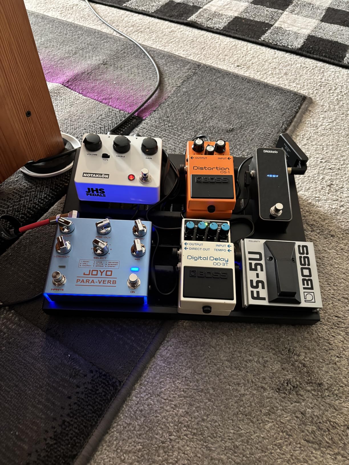 Digital Stereo Reverb Guitar Pedal, 9 Modes (Room/Hall/Plate/Shimmer/Dream & More) with Hi-Cut/Low-Cut/Pre-Delay, Infinite & Trail, Preset Save, True Bypass (PARA-VERB R-31) customer photo 1