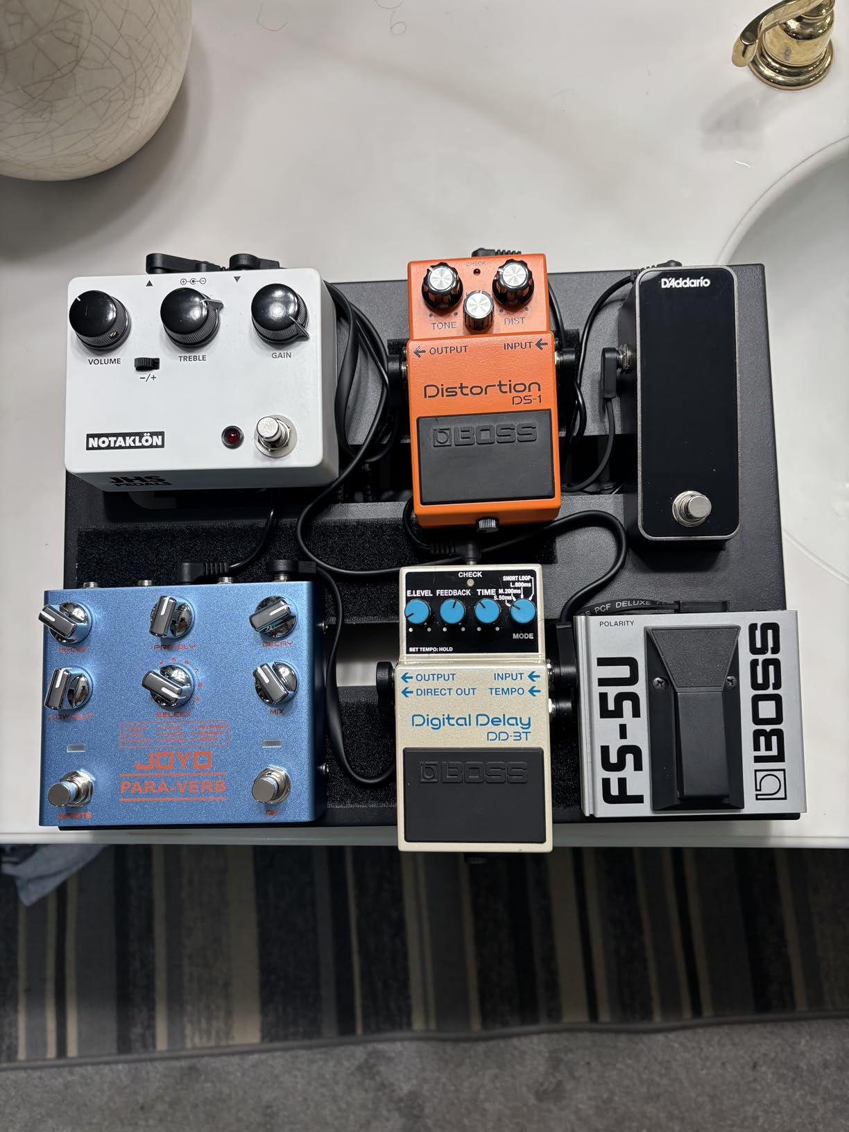 Digital Stereo Reverb Guitar Pedal, 9 Modes (Room/Hall/Plate/Shimmer/Dream & More) with Hi-Cut/Low-Cut/Pre-Delay, Infinite & Trail, Preset Save, True Bypass (PARA-VERB R-31) customer photo 2