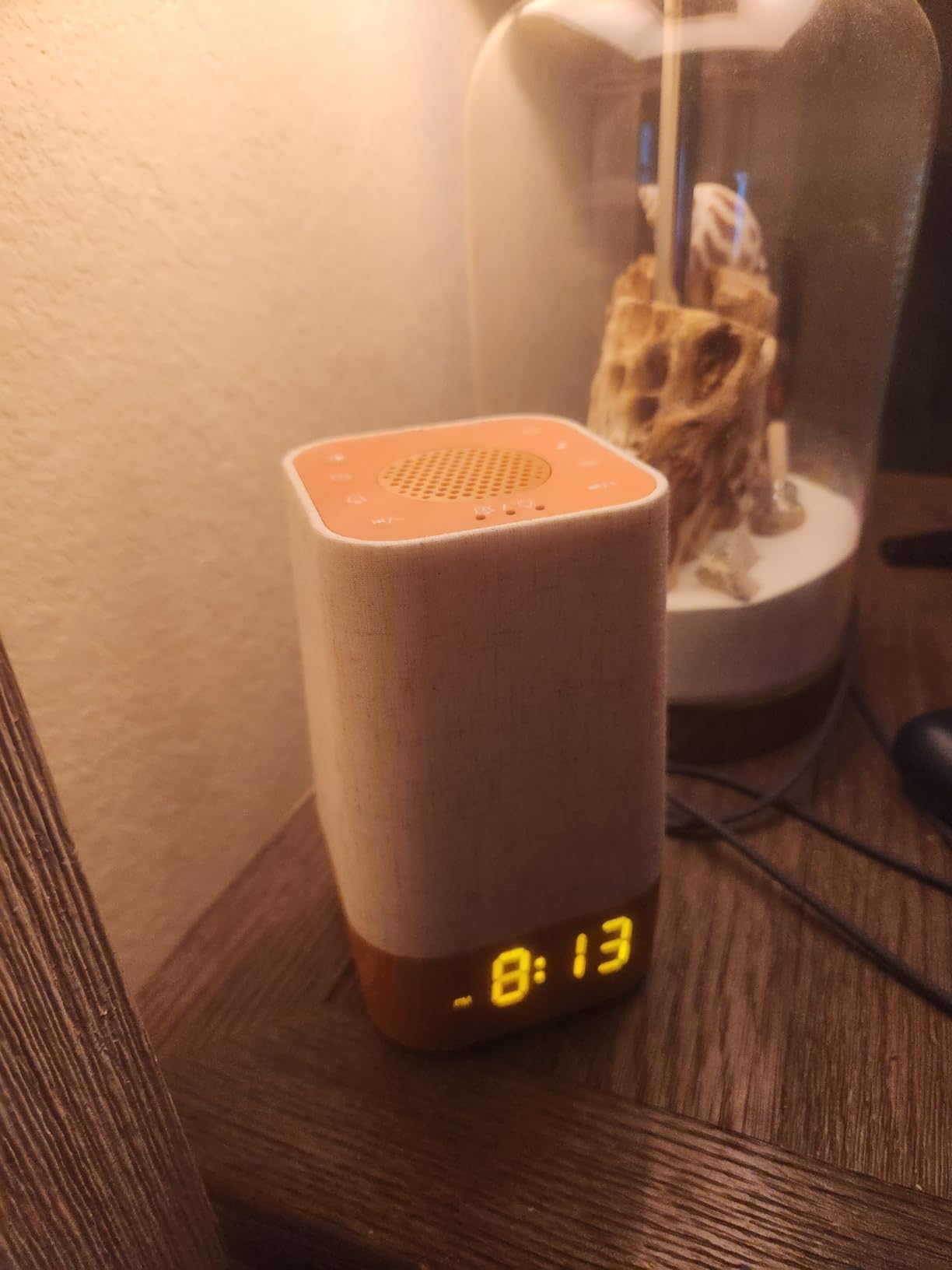 10-60 Mins Simulated Sunrise Alarm Clock with White Noise Machine customer photo 1