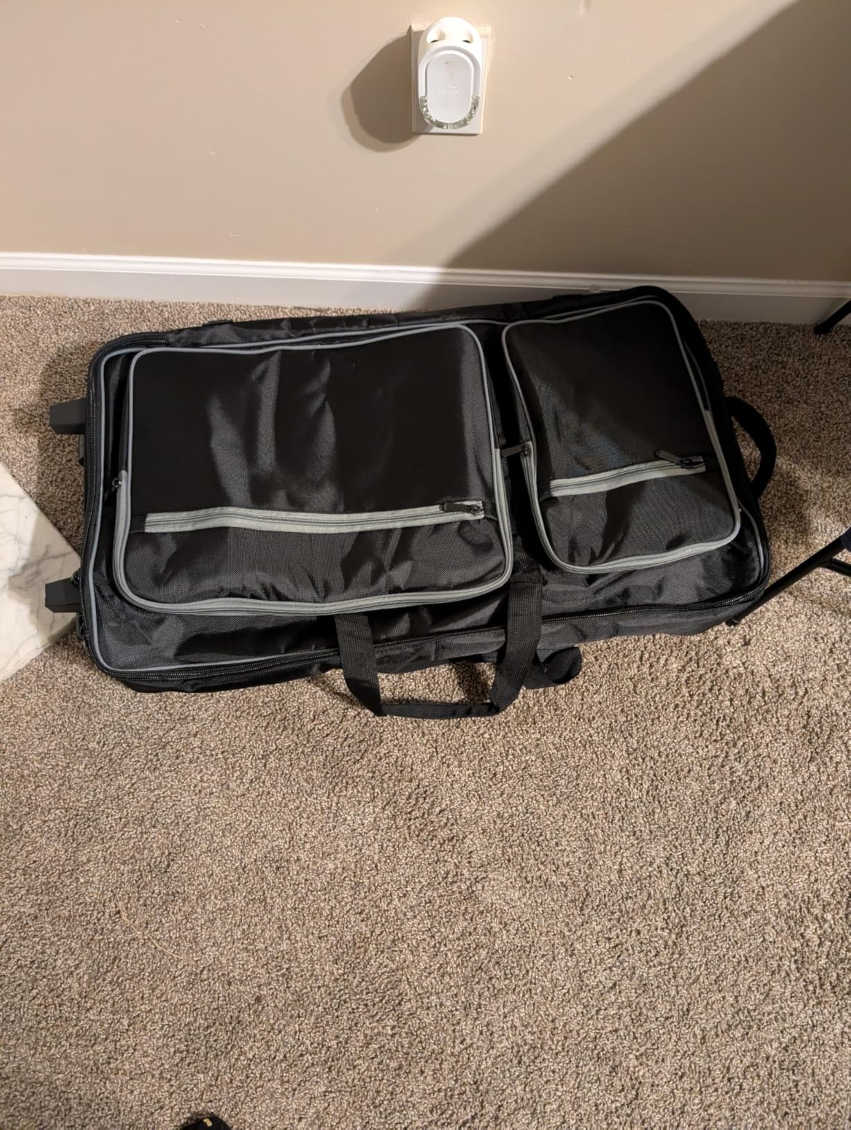 DJ Controller Case Soft Padded with Wheels, Backpack Strap & Shoulder Strap | Compatible with DDJ FLX10 / GRV6 / 1000 / 1000SRT / REV7/ REV5 / SC LIVE 4, Multi-pocket for DJ Controller and Accessories customer photo 1