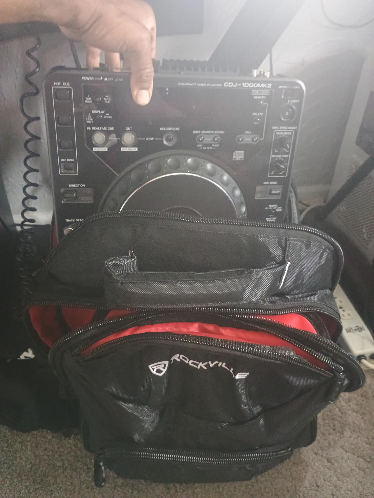 Rockville RVBACKPACK V2 Large DJ Laptop/Gear Travel Backpack, 9 Compartments, Padded Laptop & Headphone Storage, Trolley Sleeve, Lockable Zippers, Reinforced Stitching, Perfect for DJs & Musicians customer photo 2