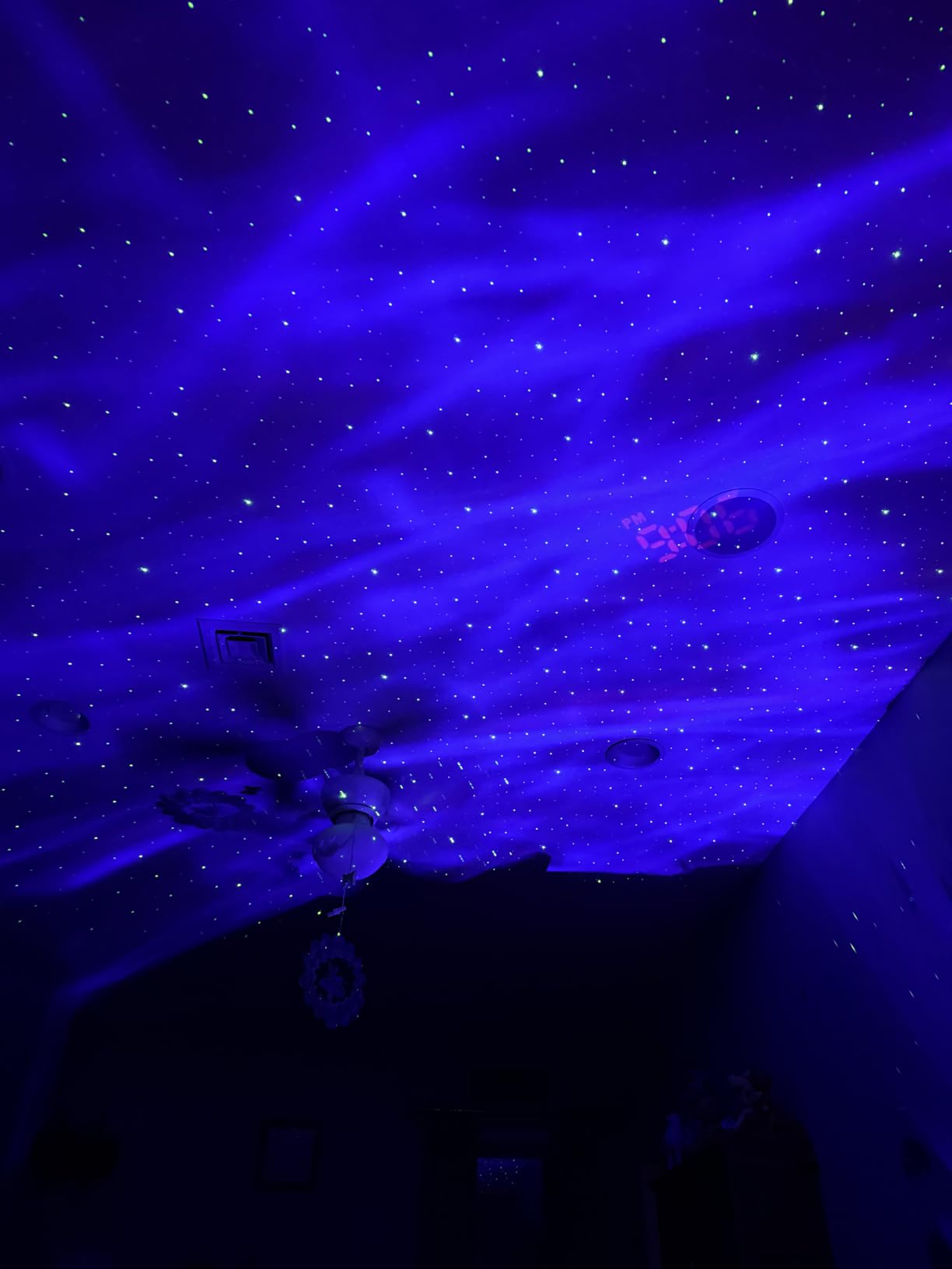 HERHOTER Star Projector,Northern Lights Projector,with Bluetooth Speaker, White Noise, Remote Control,Night Light,for Game Room, Adults, Family Gatherings,Galaxy Projector Bedroom customer photo 2