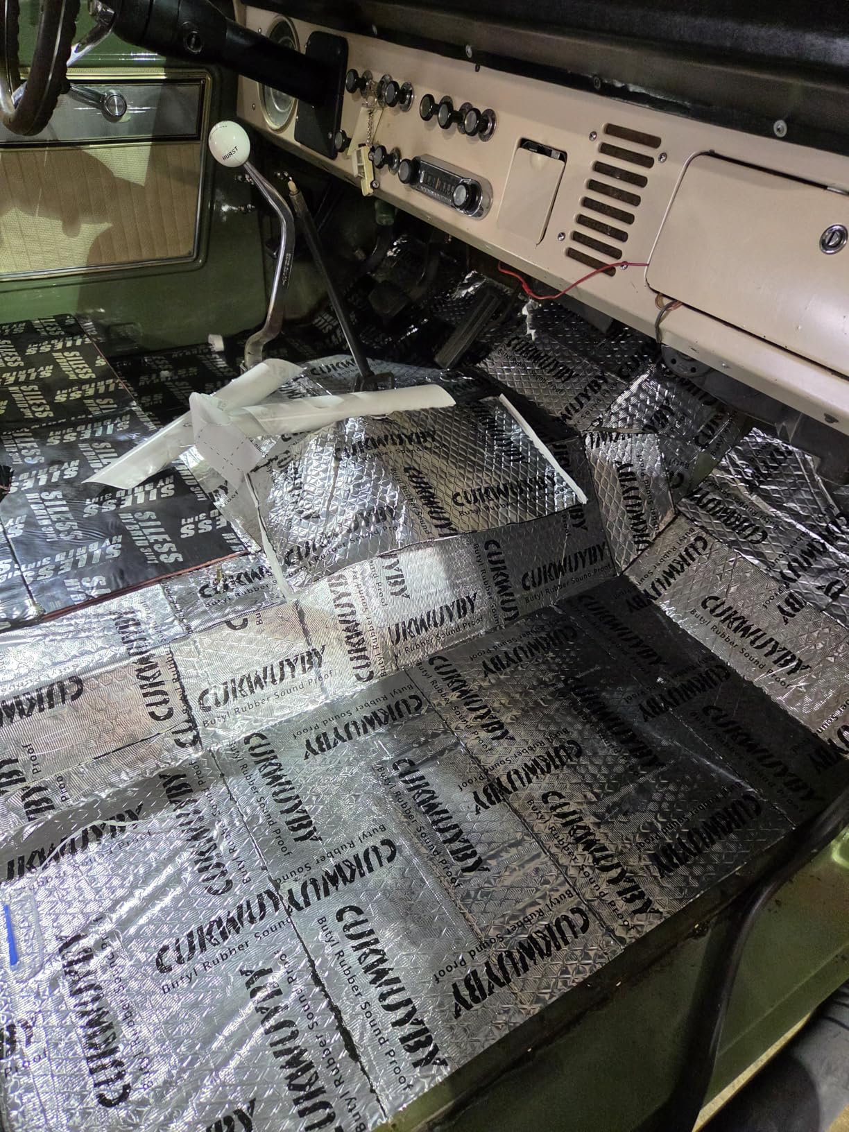 Butyl Sound Deadening 80mil 36sqft Sound Deadening Mat Car Sound Deadening Material (33pcs) customer photo 2