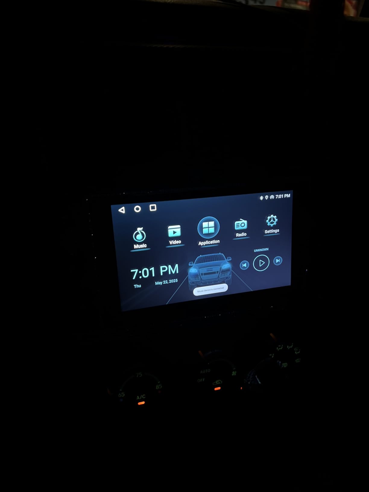 Wireless CarPlay Screen for Car & Android Auto Head Unit - Touchscreen 7 Inch Double Din Car Stereo with Backup Camera for All Cars (2+32GB) customer photo 2