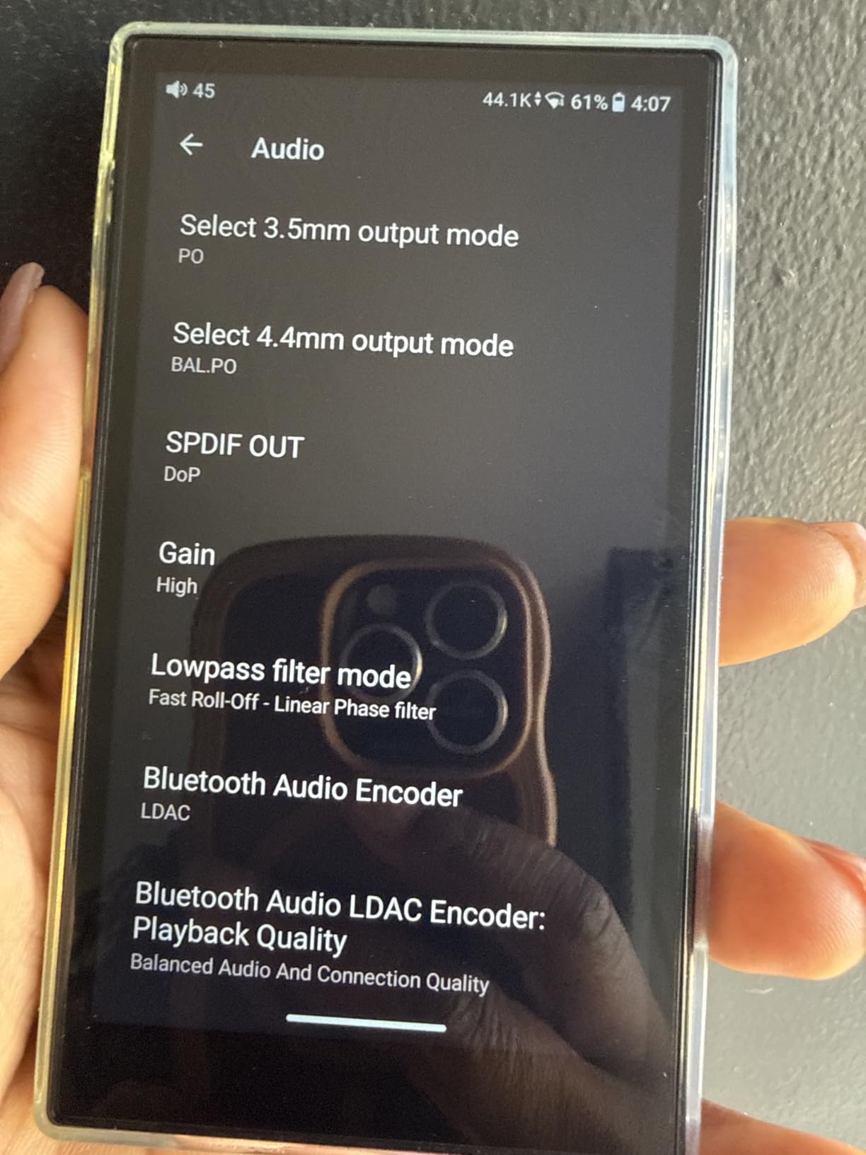 JadeAudio/FiiO JM21 Android 13 Hi-Res Music Player MP3 with Snapdragon 680, Bluetooth WiFi USB DAC 12.5H Playtime (3+32g Black) customer photo 1