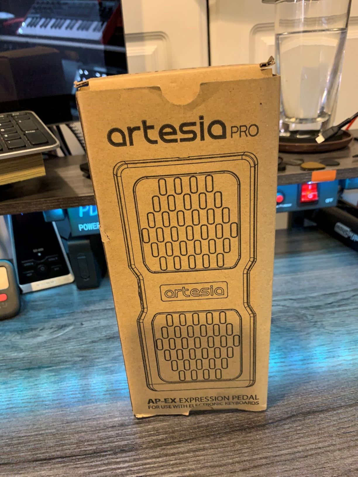 Artesia AP-EX Universal Expression Pedal with Polarity Switch and Non-Slip Surface for Keyboards,MIDI Controllers, Synthesizers, and Guitar Effects Pedals customer photo 1