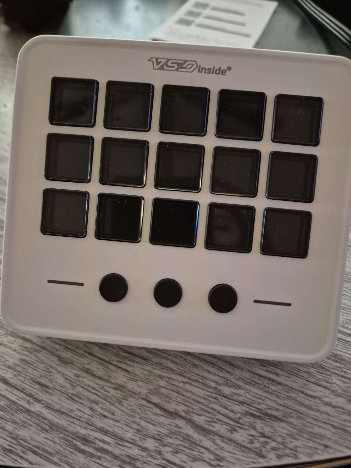 Macro Keypad, Stream Controller Deck Gaming Streaming Shortcut Keyboard, 18 Programmable Keys Customizable Visual AI Pad USB Soundboard for OBS, YouTube, Desk Office Setup, Laptop, PC, Mac customer photo 1