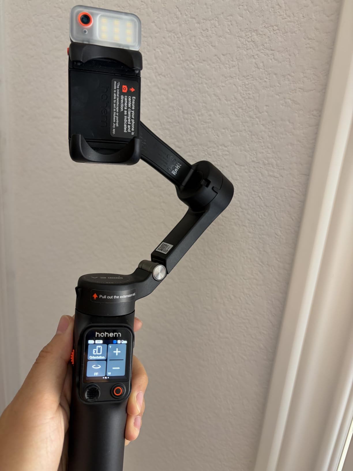 hohem iSteady V3 Ultra Gimbal with AI Auto Tracking & Touchscreen Remote | AI Live Feed Monitoring, 1.22