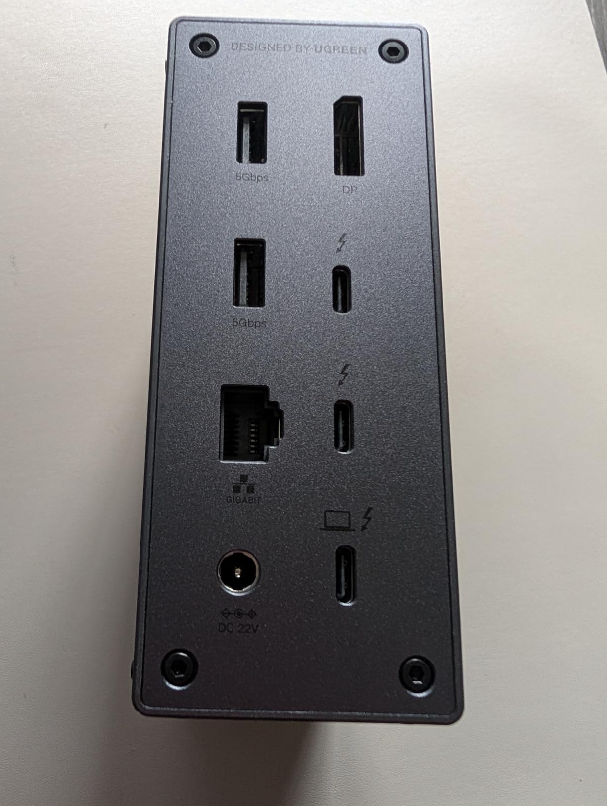 UGREEN Revodok Max 13-in-1 Thunderbolt 4 Docking Station, 40Gbps with 3xTBT4, Up to Dual 4K@60Hz or Single 8K, 180W Total Power (96W Laptop Charging), 3xUSB A,Gigabit Ethernet, SD/TF 3.0, 3.5mm Audio customer photo 1