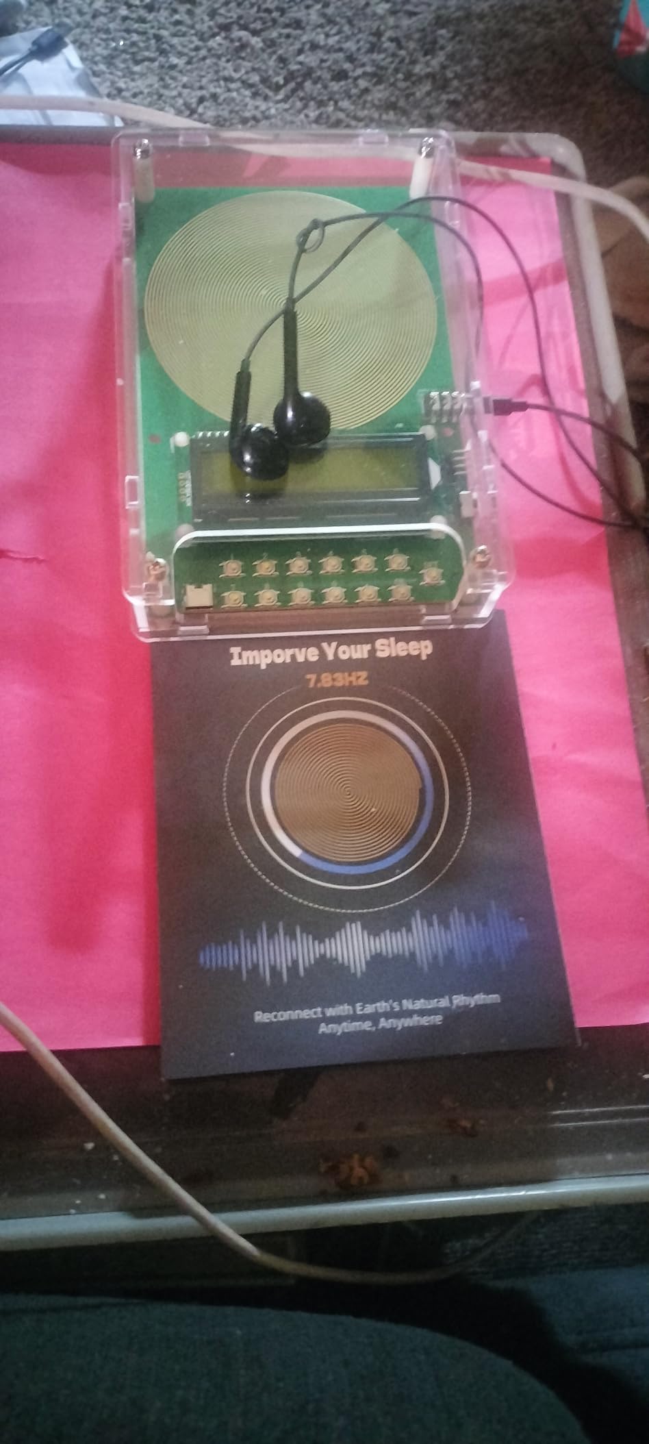 Adjustable Frequency Generator for Healing Schumann Sine Waves | 0.01Hz-200kHz, Resonance Machine 7.83Hz, Ultra Low Frequency Generator Resonator with Acrylic Case customer photo 2