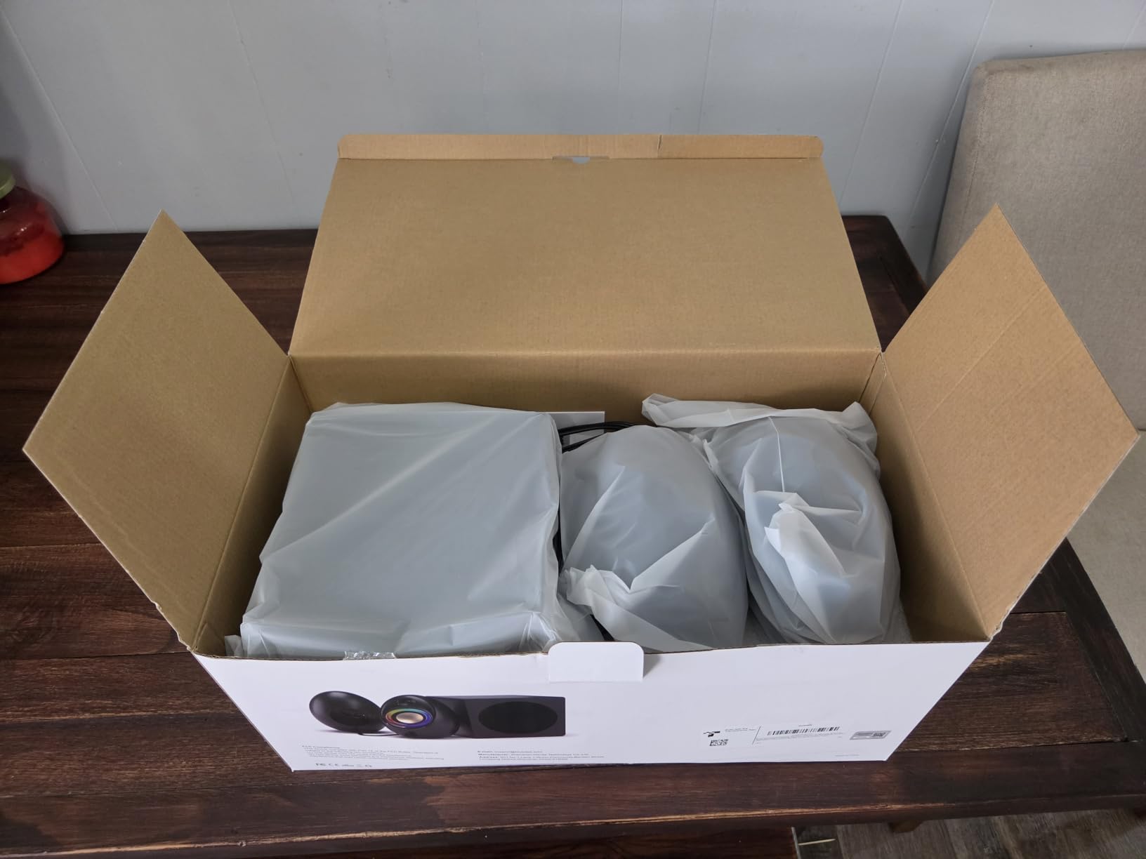 Bluedee Computer Speakers with Subwoofer, 2.1 PC Speakers with Deep Bass and 80W Peak Power, Adapter Powered, Bluetooth 5.4 & USB/USB-C/AUX-in, RGB Desktop Speakers for Computer, Laptop, Monitor customer photo 2