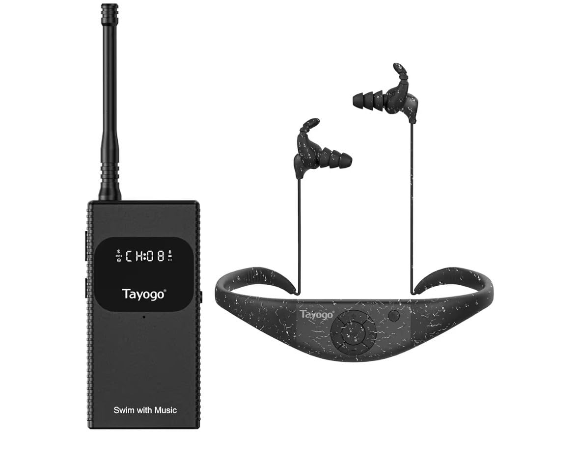 Tayogo T6+W18 Swim Music Combo - Waterproof Swimming MP3 Player + Bluetooth Transmitter | No Need to Download Music, Support Spotify, Swim with Your Stream APP customer photo 1