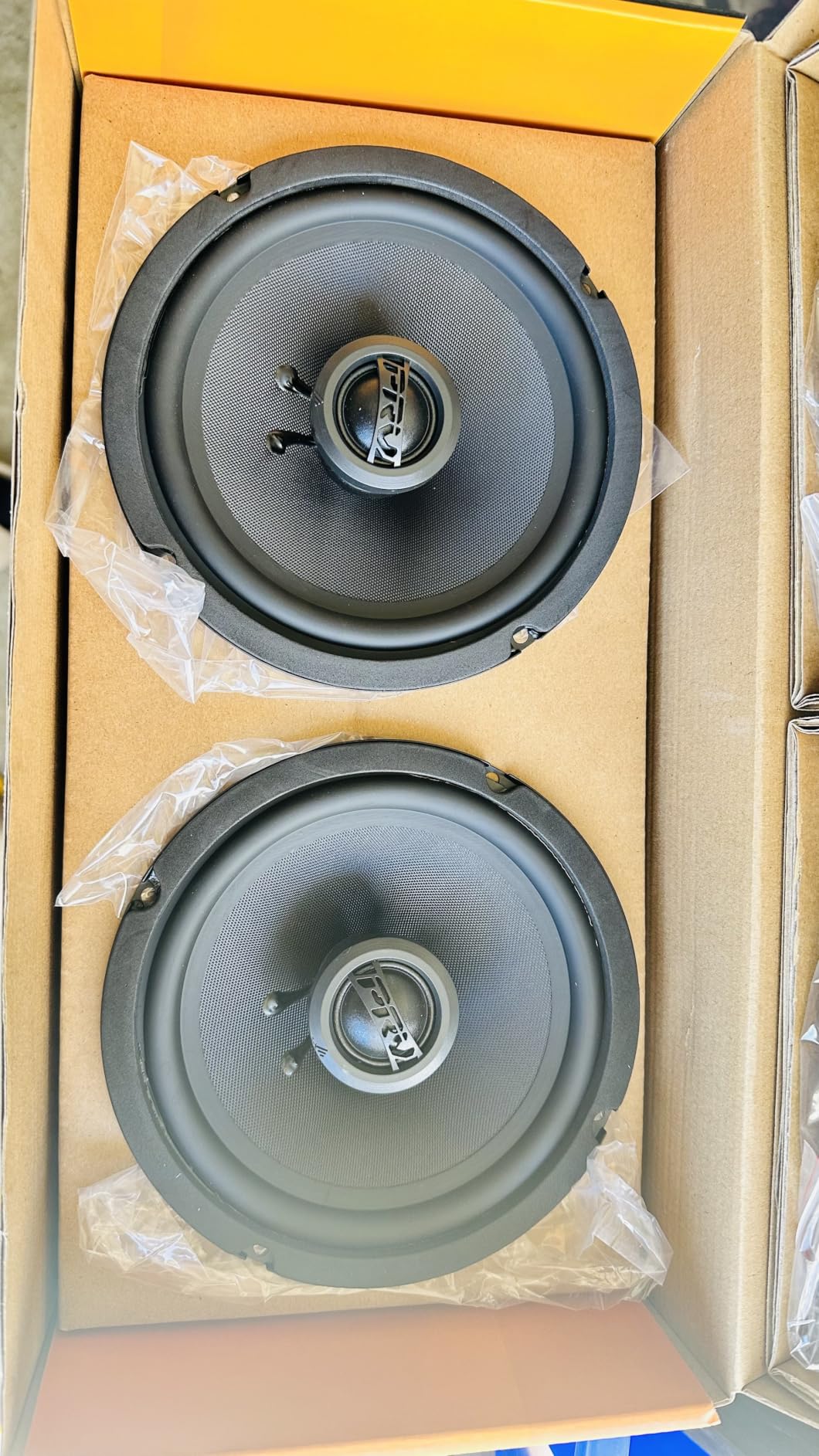 PRV AUDIO 6.5 Inch 2-Way Car Coaxial Speakers 160 Watts per Pair 4 Ohm RS65-CX, Premium Speaker Built-in Neodymium Tweeters with Grill Included - Great for Car Stereo Sound System (Pair) customer photo 2