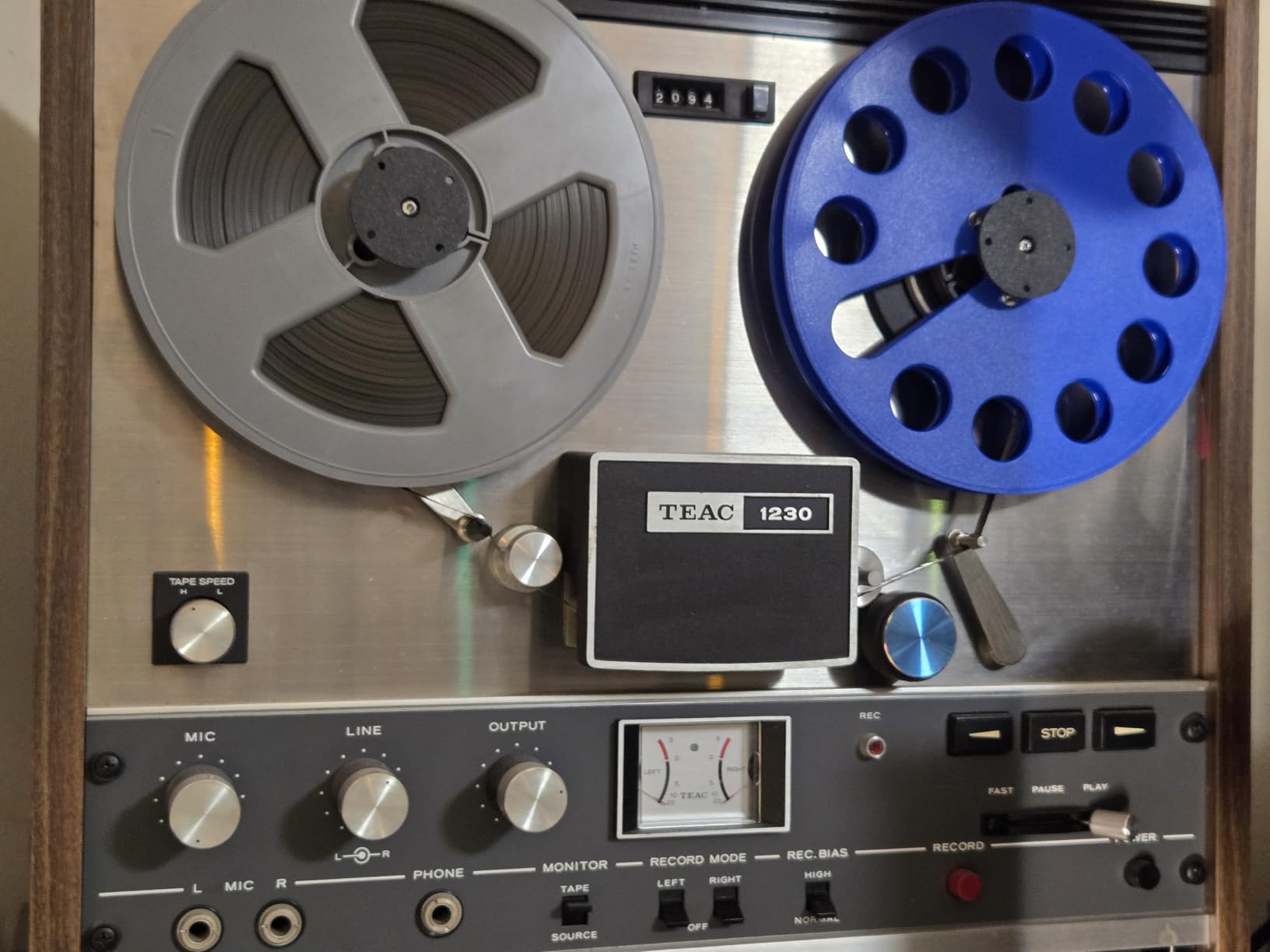 7 Inch Empty Takeup Reel, 1/4 Inch Reel-to-Reel Tape Reel, Blue - Compatible with Most Open Reel Recording Systems customer photo 1