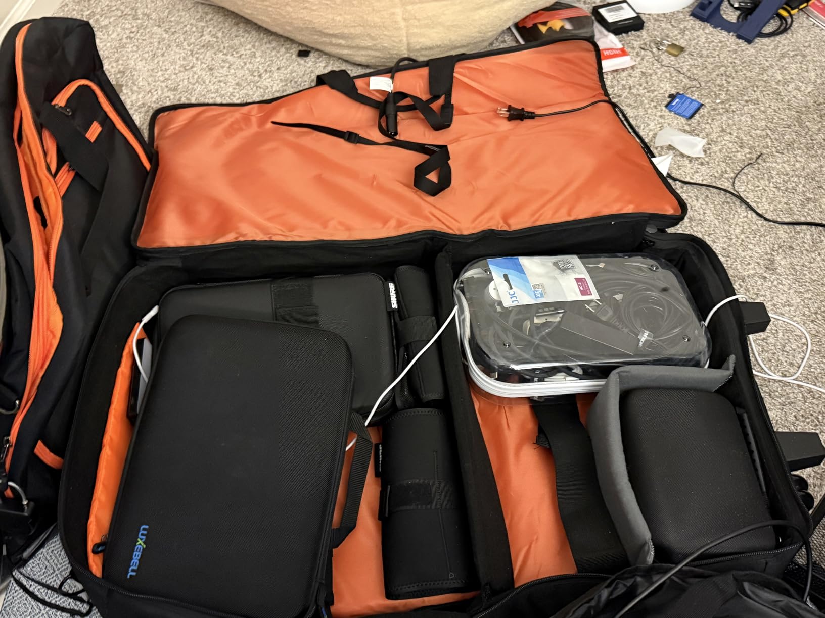 ORKELS Rolling DJ Controller Case with Wheels, Waterproof DJ Travel Bag, Heavy Duty 900D DJ Backpack with Laptop Compartment, Fits Pioneer DDJ 400 800 1000 FLX4 REV5 REV7 customer photo 2