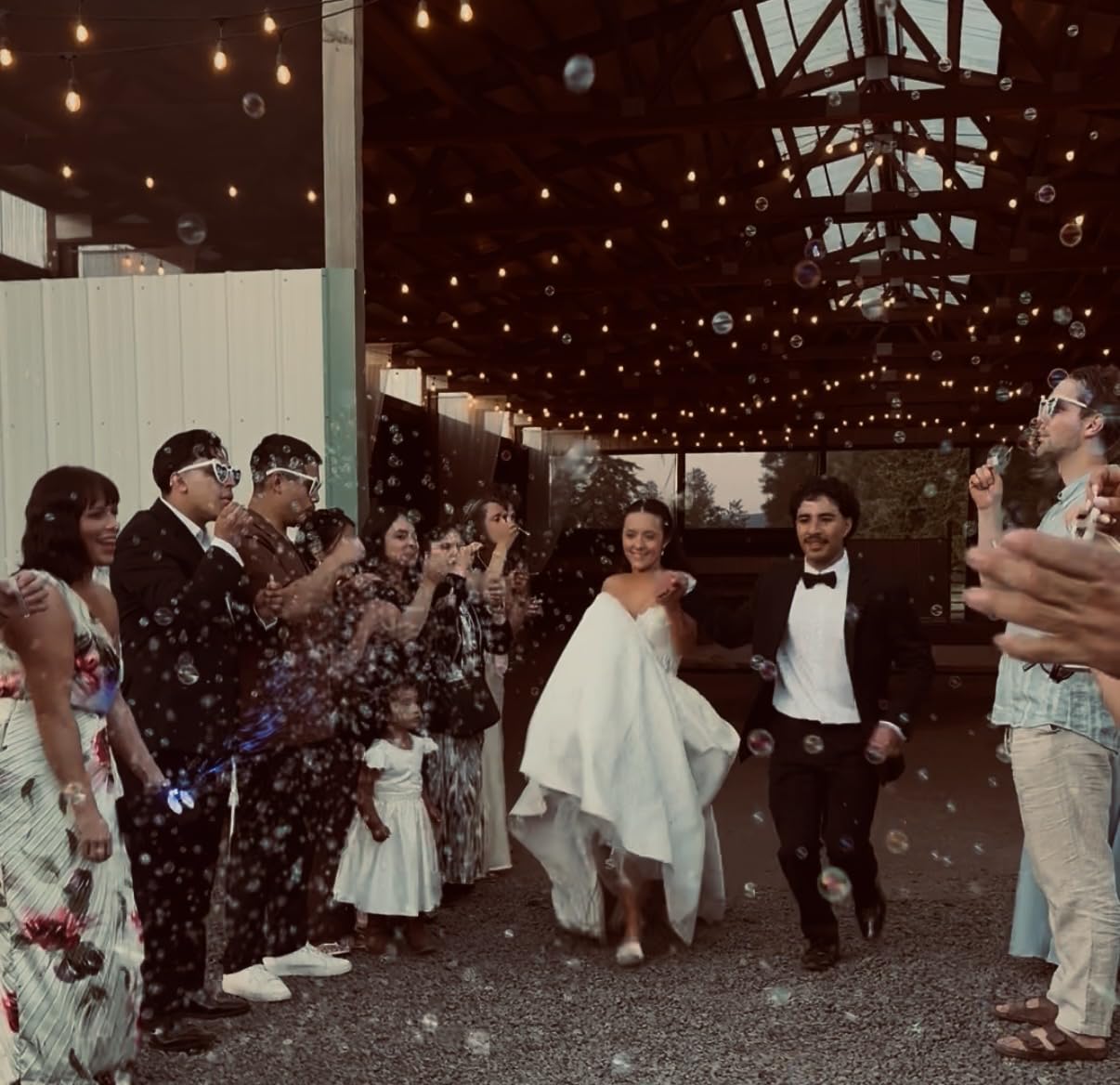 Bubble Machine with Dual Fans, 20000+ Bubbles Per Minute | Powered by USB-C / 4AA, Leak-Proof Sealed Bottle, Portable Bubble Maker for Birthday Party Pool Wedding Outdoor customer photo 1