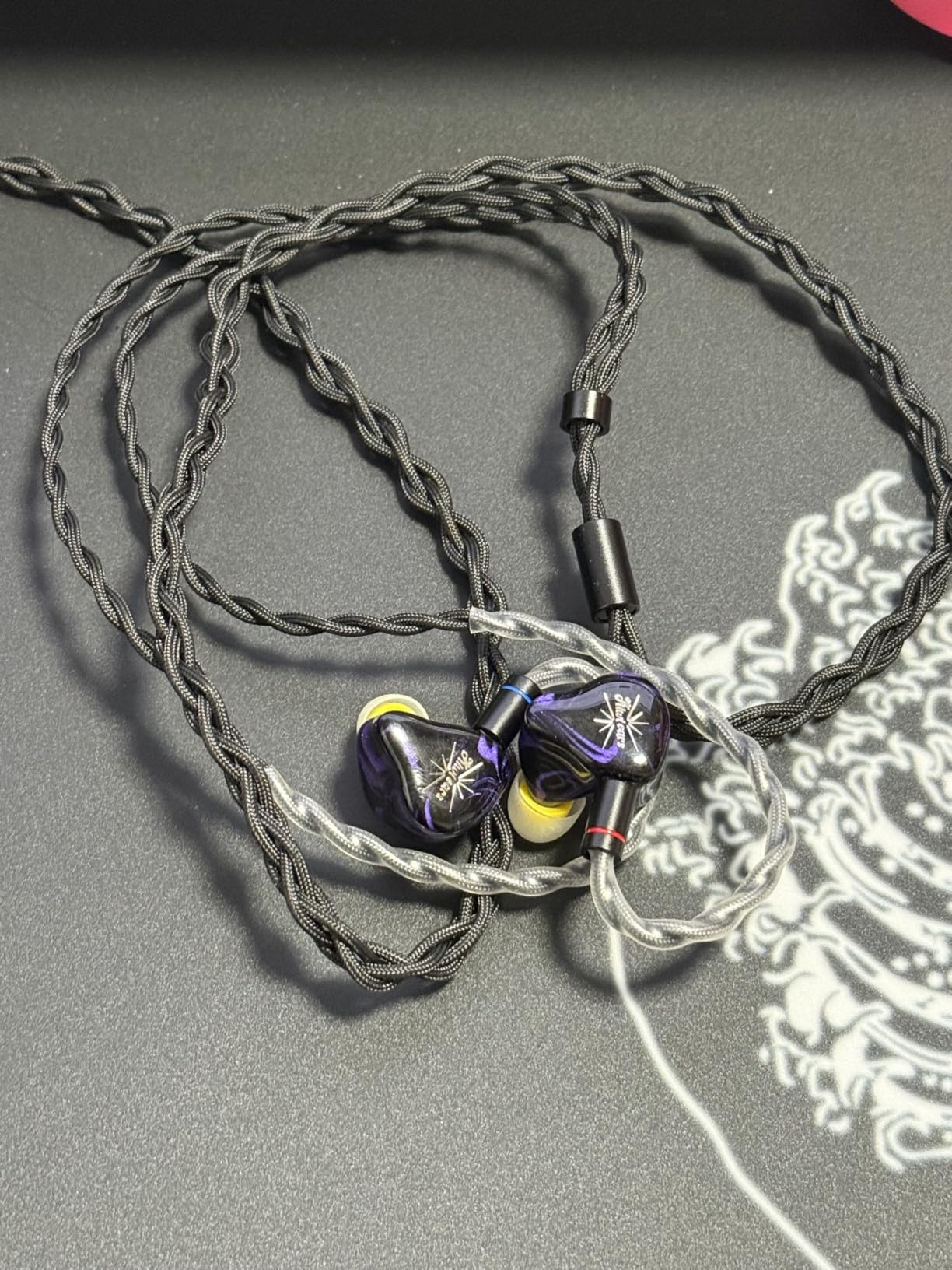 Jackdaw IEM Cable, 3.5/4.4mm Plug, 0.78mm 2pin Earphone Upgrade Cable | in Ear Monitor Cable, 1.25m Detachable Earbud Cord, 400core Oxygen Free Copper Audio Replacement Wire for Audiophile Musician customer photo 1