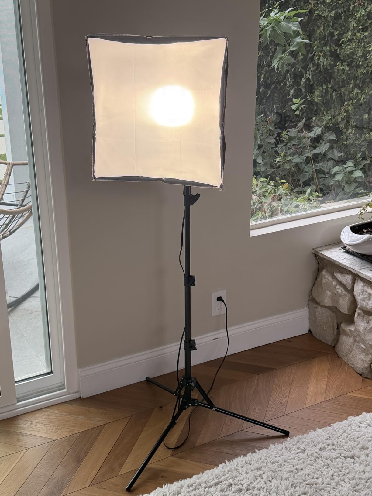 Softbox Lighting Kit 2pack, Thoslatay 16x16in Soft Box Upgrade 85W 2700-6400K 100-240V LED Bulbs Professional Photography Lighting Kit, Photo Studio Lights for Photoshoot/Video Recording/Live Streaming customer photo 2