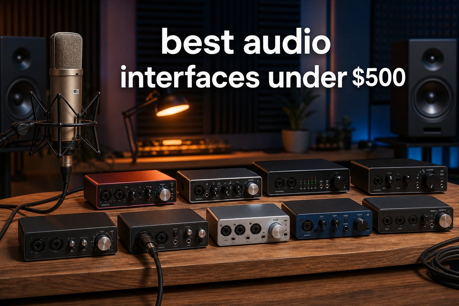 best audio interfaces under $500